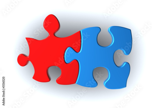 2 puzzle teile