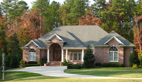 Palatial brick home