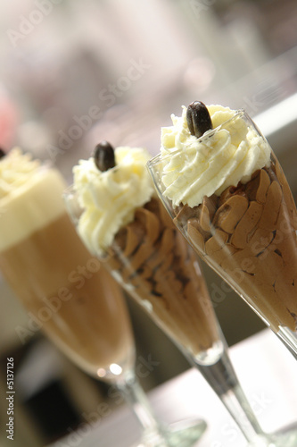 Chocolate mousse dessert
