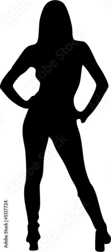 femme danseuse de dos
