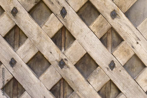 Wooden trellis