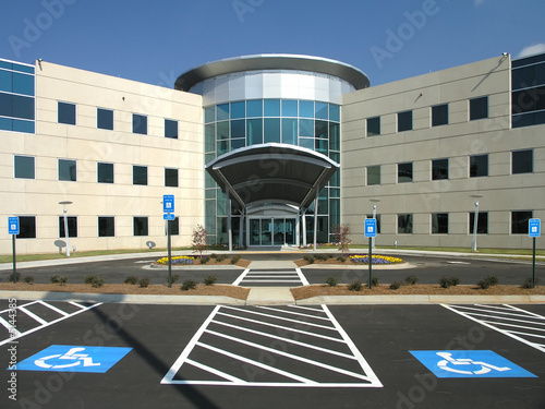 Wallpaper Mural Office Building Glass Exterior Front 2 Torontodigital.ca