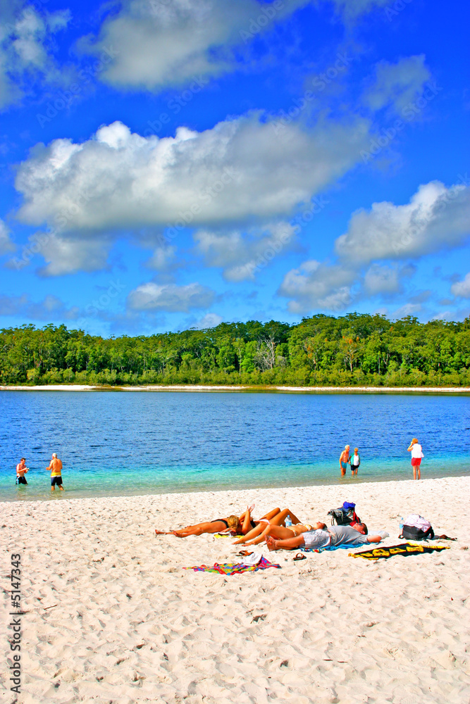 Lake McKenzie, Fraser Island, Australia.. Lake McKenzie, Fraser Island, Australia..