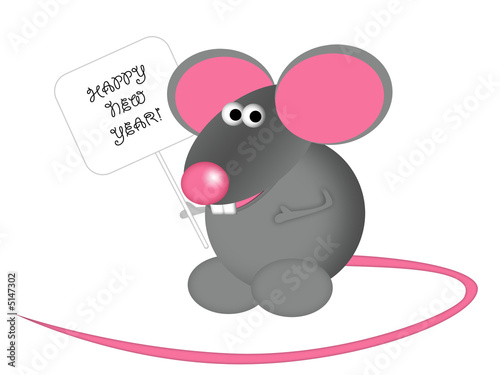 happy new year mouse