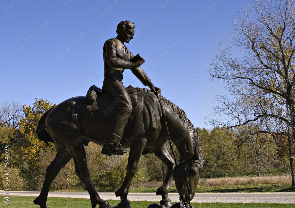 Obraz premium Abraham Lincoln Statue