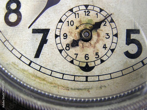 Reloj antiguo, detalle