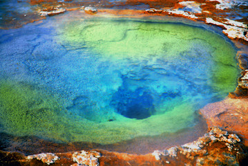 Fotobehang Natuurpark Yellowstone landschap in herfstkleuren  © Krzysztof Wiktor