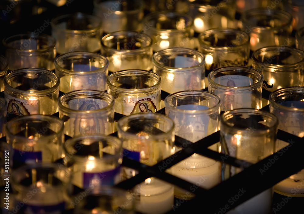 Virgen Mary Candle with Others