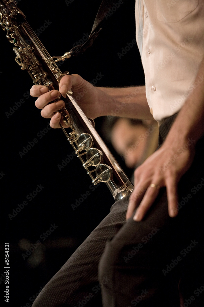 Naklejka premium saxophone jazz