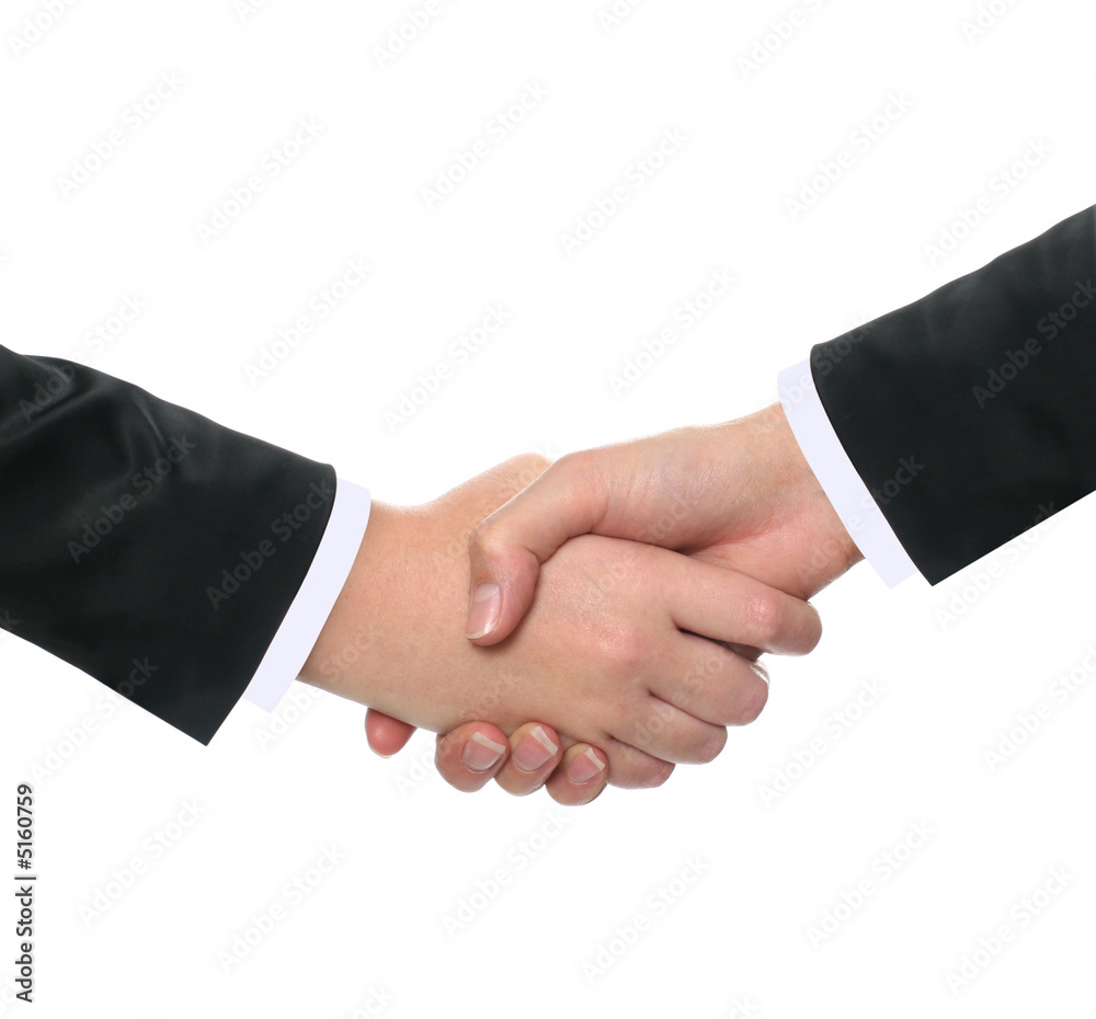 businesswomens shaking hands