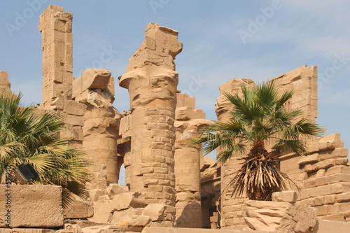 Ancient temple in luxor photo
