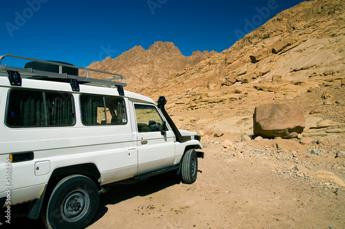 Jeep safari at Sinai desert, Egypt