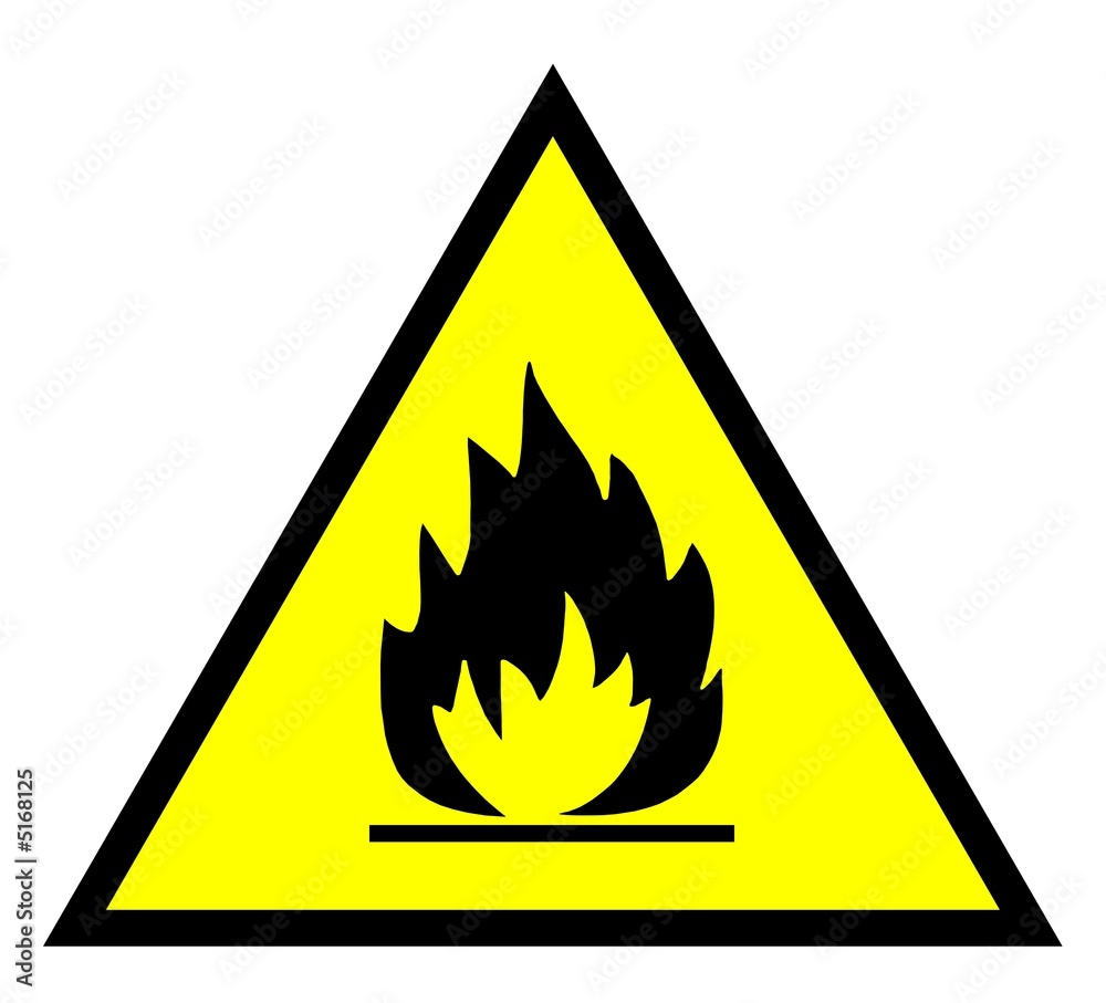 danger flammable sign danger flammable sign
