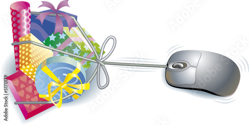 Buy the gifts online using your mouse!