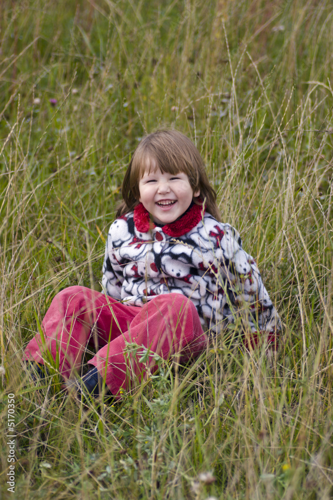 Happy laughing girl Happy laughing girl