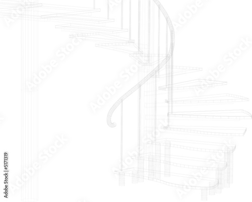 Stair drawing
