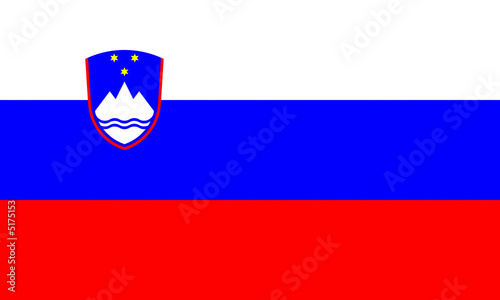 slowenien fahne slovenia flag photo