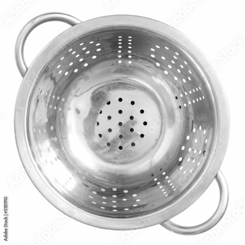 Steel kitchen colander