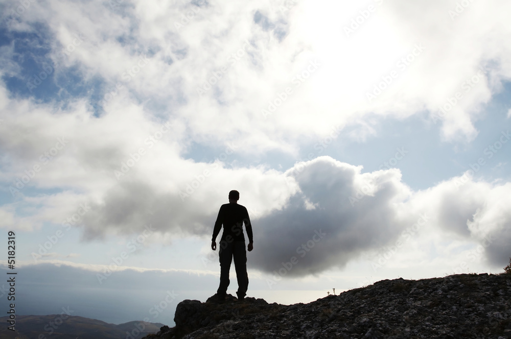 Man silhouette Man silhouette