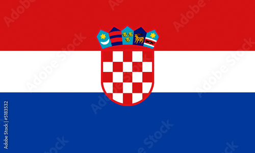 kroatien fahne croatia flag photo