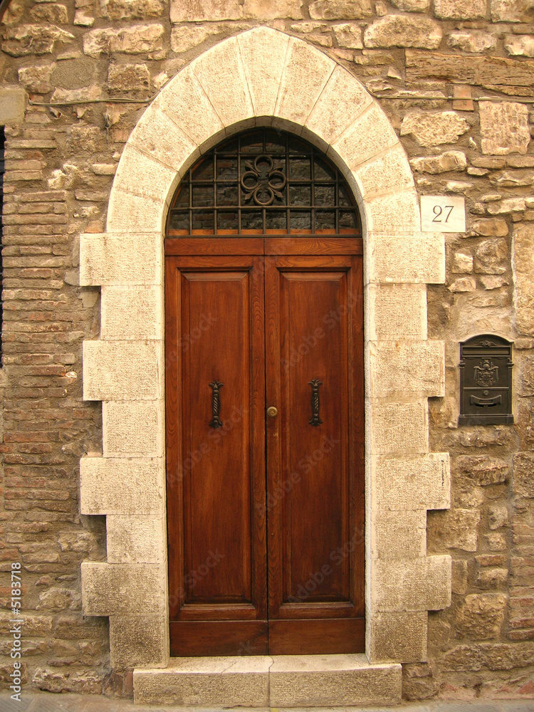 Haustür in Gubbio