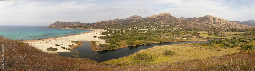 plage et marais de l'Ostriconi