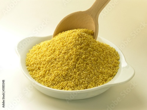 Photography millet gruel