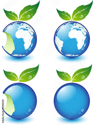 Terres croquées, image vectorielle