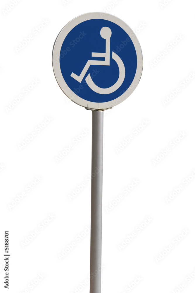 handicapped sign
