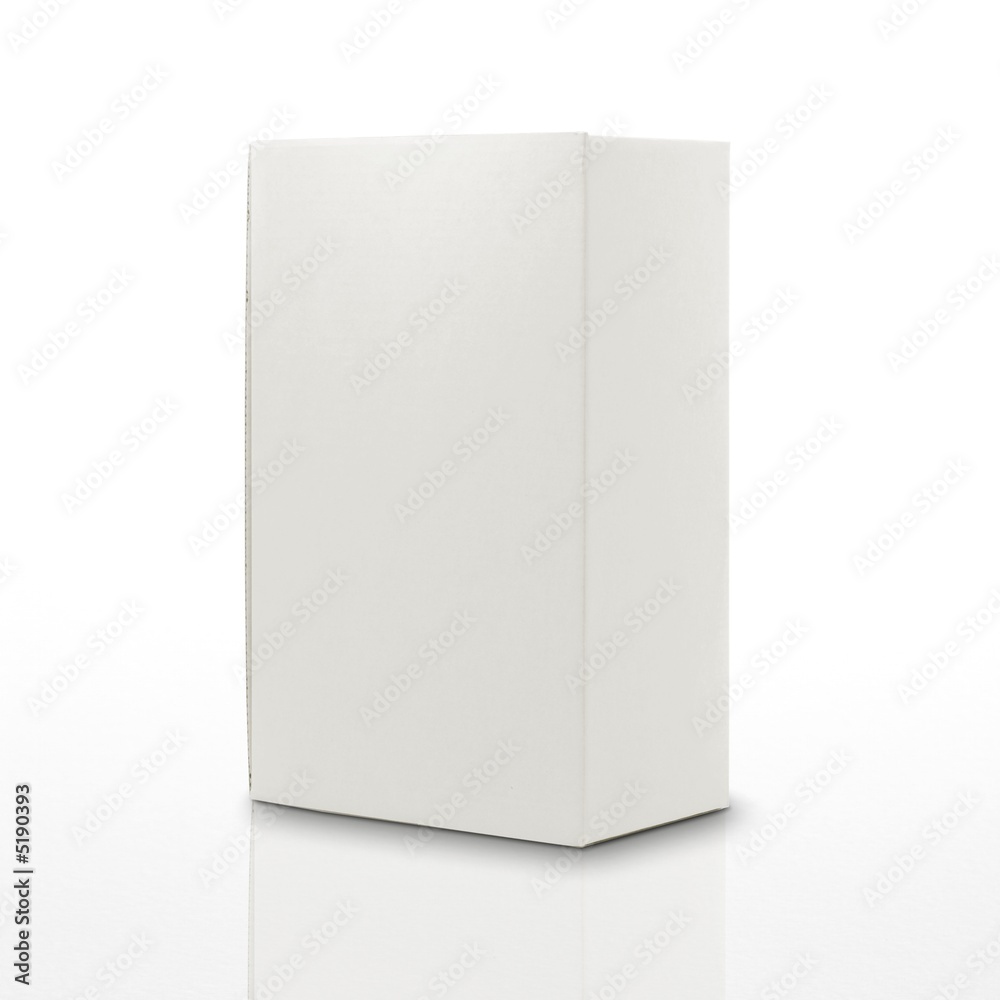 blank carton box isolated on a white background blank carton box isolated on a white background