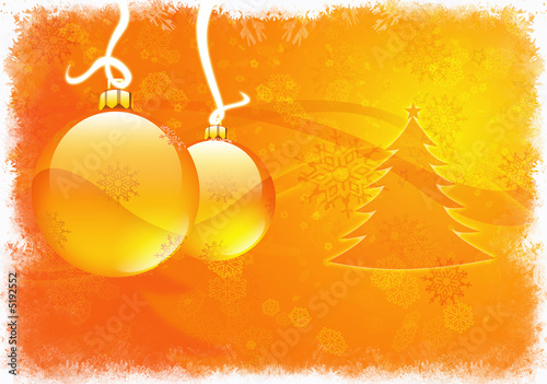 Natale decorazioni oro