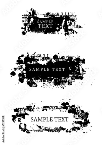 grunge style design elements