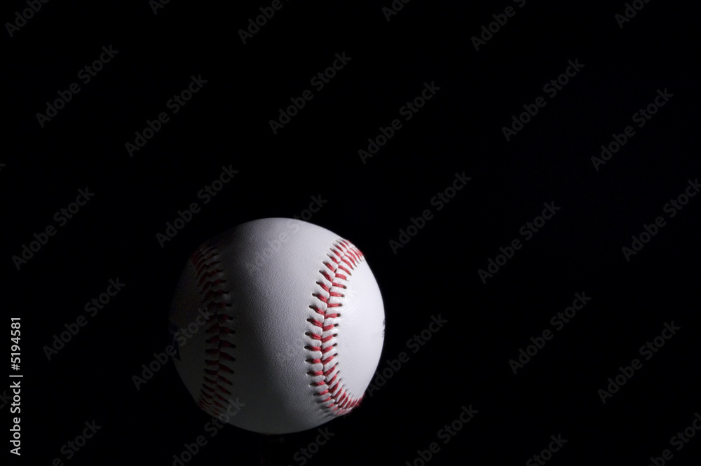 Baseball on Black Baseball on Black