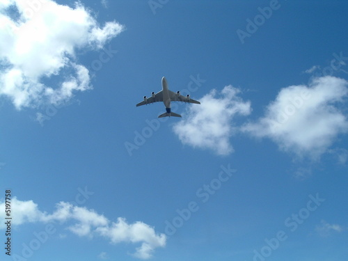 Airbus A380 dans le ciel