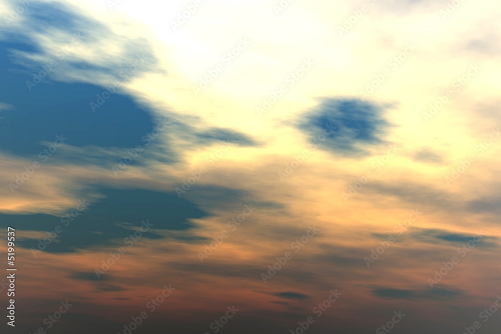 Sunset clouds - cloudscape