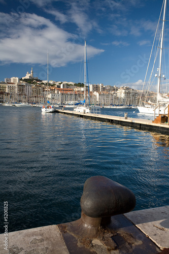 la  bonne mère depuis le port