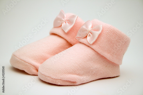 pink child's socks