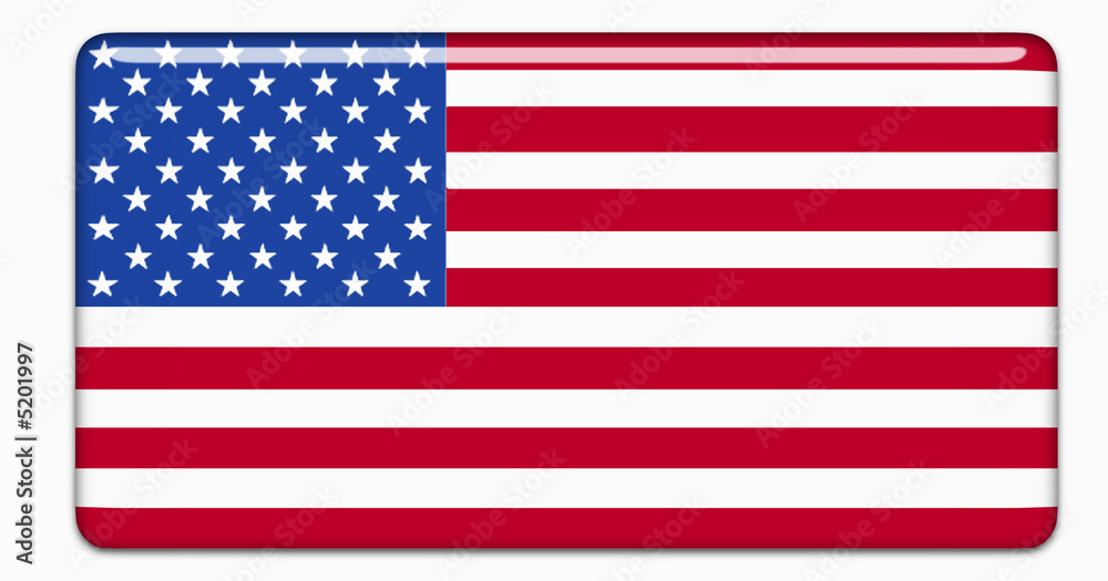 Obraz premium glass american flag