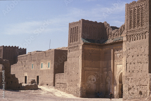 Maroc, palais en pisé