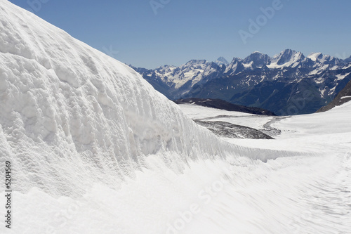 Ice field near Elbrus photo