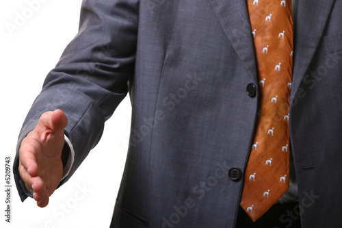 business man hand shake