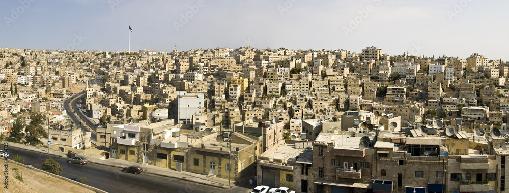 Obraz premium Amman, Jordan panorama
