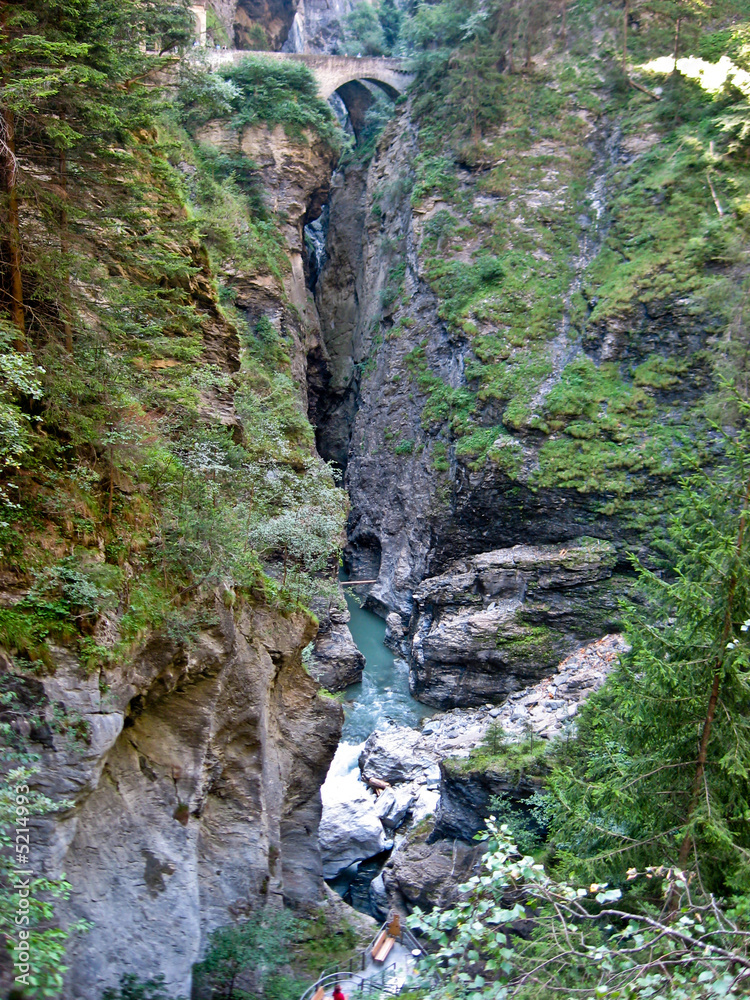 Via Mala, canyon in Switzerland