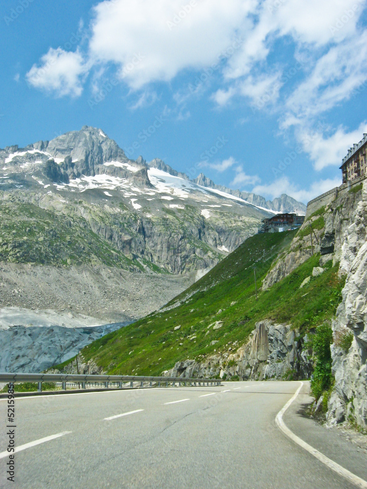 Fototapeta premium Alpine countryside in Switzerland, Europe