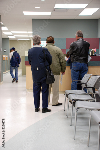 Lineup at the Doctors Office