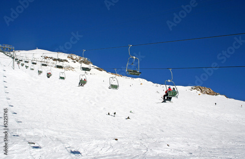 chairlift in alps