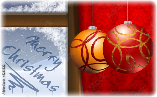 Decorazioni e finestra