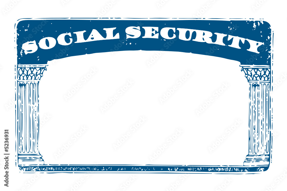 Social security card Stock Vector | Adobe Stock