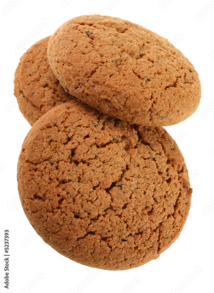 Round oat cookie Round oat cookie