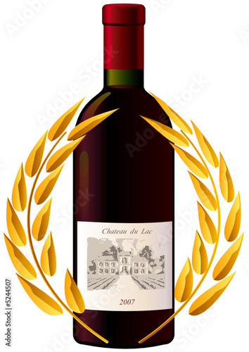 Vin rouge récompensé